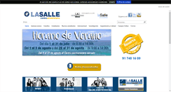 Desktop Screenshot of lasallecentrouniversitario.es