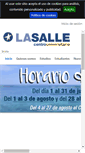 Mobile Screenshot of lasallecentrouniversitario.es